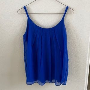 NY&Co. Cobalt Blue Sleeveless Blouse